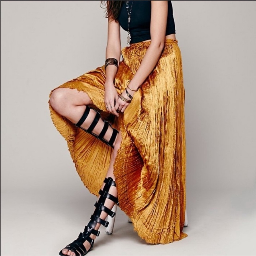 Free people one maxi skirt